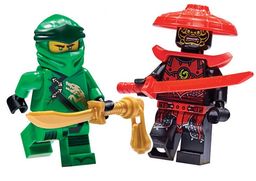 LEGO Lloyd vs. Stone Warrior (112006-1)
