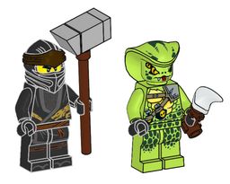 LEGO Cole vs. Lasha (112110-1)