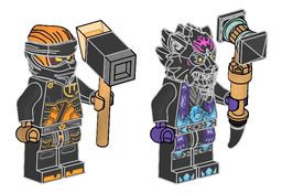 LEGO Cole vs. Lord Ras (112406-1)