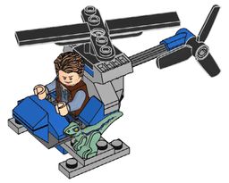 LEGO Owen with Helicopter (122113-1)