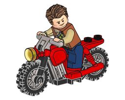 LEGO Owen Grady and Red Motorbike (122114-1)