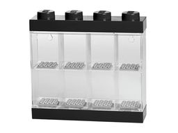 Minifigure Display Case 8 (Black)