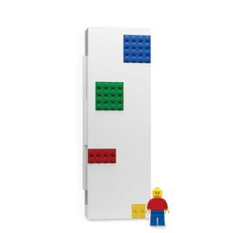 LEGO Stationery Pencil Box with Four Building Bricks and Minifigure (5006289-2)