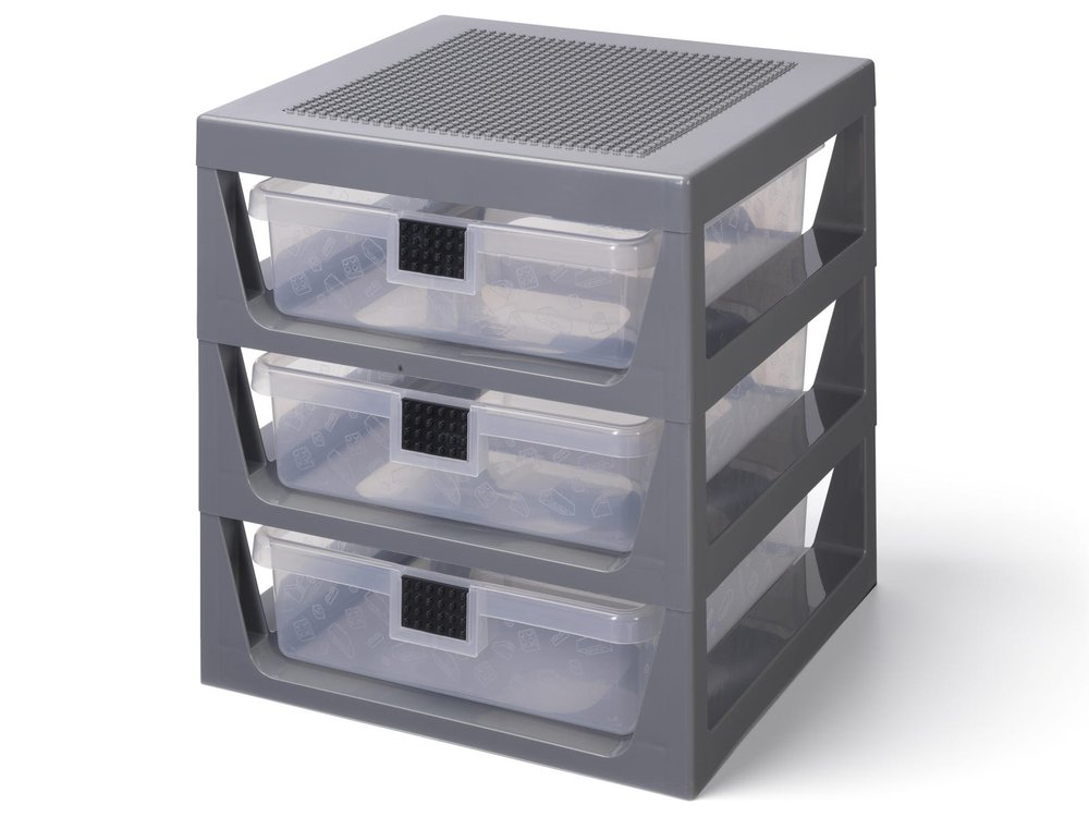 3-Drawer Storage (Gray)