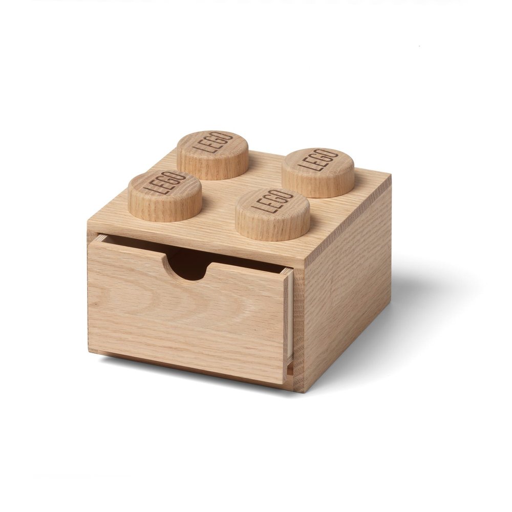 Wooden Desk Drawer 2 x 2 (Light Oak)