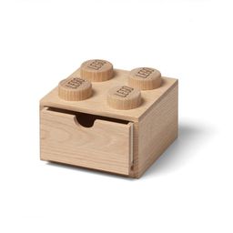 Wooden Desk Drawer 2 x 2 (Light Oak)