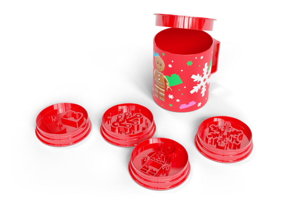 Christmas Cookie Stamps & Mug Set