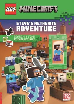 LEGO Minecraft: Steve's Netherite Adventure: Search & Find Sticker Activity (5009821-1)