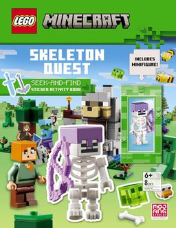 LEGO Minecraft: Skeleton Quest: Seek-and-Find: Sticker Activity Book (5010071-1)