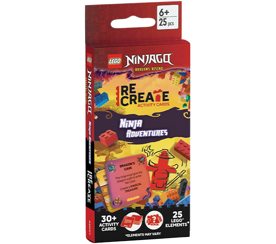 Ninjago: Dragons Rising: ReCreate Activity Cards: Ninja Adventures