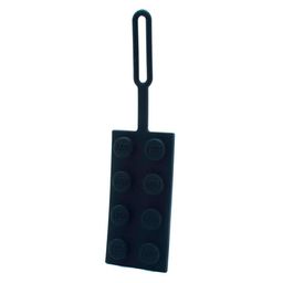 Black Brick Luggage Tag