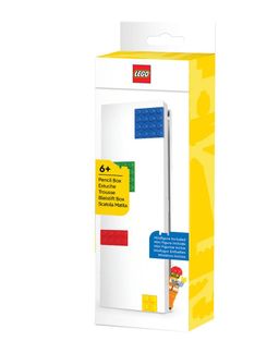 LEGO Pencil Box with Four Building Bricks and Construction Worker Minifigure (53707-1)