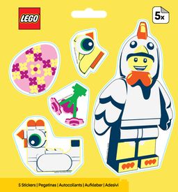 Easter Chicken Suit Guy Stickers
