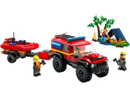 LEGO 4x4 Fire Engine with Rescue Boat (60412-1)