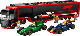 LEGO F1 Truck with RB20 & AMR24 F1 Cars (60445-1)