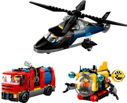 LEGO Helicopter, Fire Truck & Submarine Remix (60462-1)