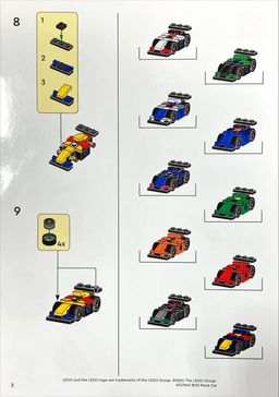 LEGO Race Car - Complete - All Sets (6557640-12)