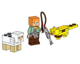 LEGO Alex with Ocelot and Sheep (662103-1)