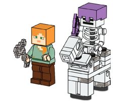 LEGO Alex with Skeleton and Skeleton Horse (662206-1)