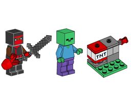 LEGO Ninja, Zombie and TNT Launcher (662304-1)