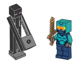 LEGO Nether Adventurer and Enderman (662305-1)