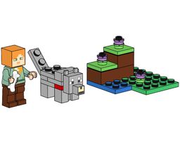 LEGO Alex with Wolf (662404-1)