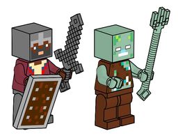 LEGO Netherite Knight and Zombie (662405-1)