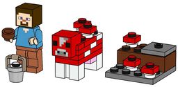 LEGO Steve and Mooshroom (662407-1)
