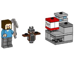 LEGO Steve with Bat and TNT (662411-1)
