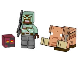 LEGO Orc Warrior with Baby Hoglin and Magma Cube (662503-1)