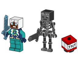 LEGO Wither Skeleton and Ender Explorer with TNT (662506-1)