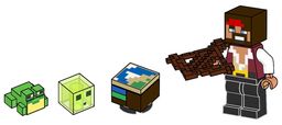 LEGO Pirate with Frog, Slime and Cartography Table (662513-1)
