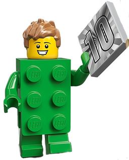 LEGO Brick Costume Guy collectible minifigure