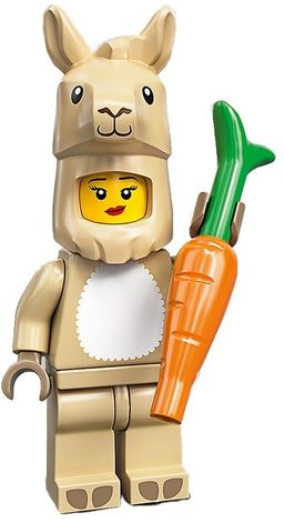 LEGO Llama Costume Girl collectible minifigure