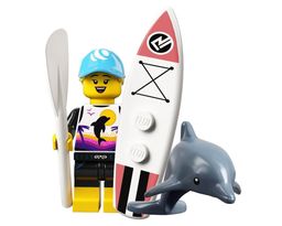 LEGO Paddle Surfer collectible minifigure