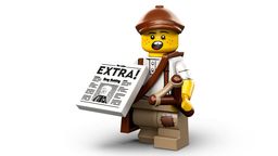 LEGO Newspaper Kid collectible minifigure