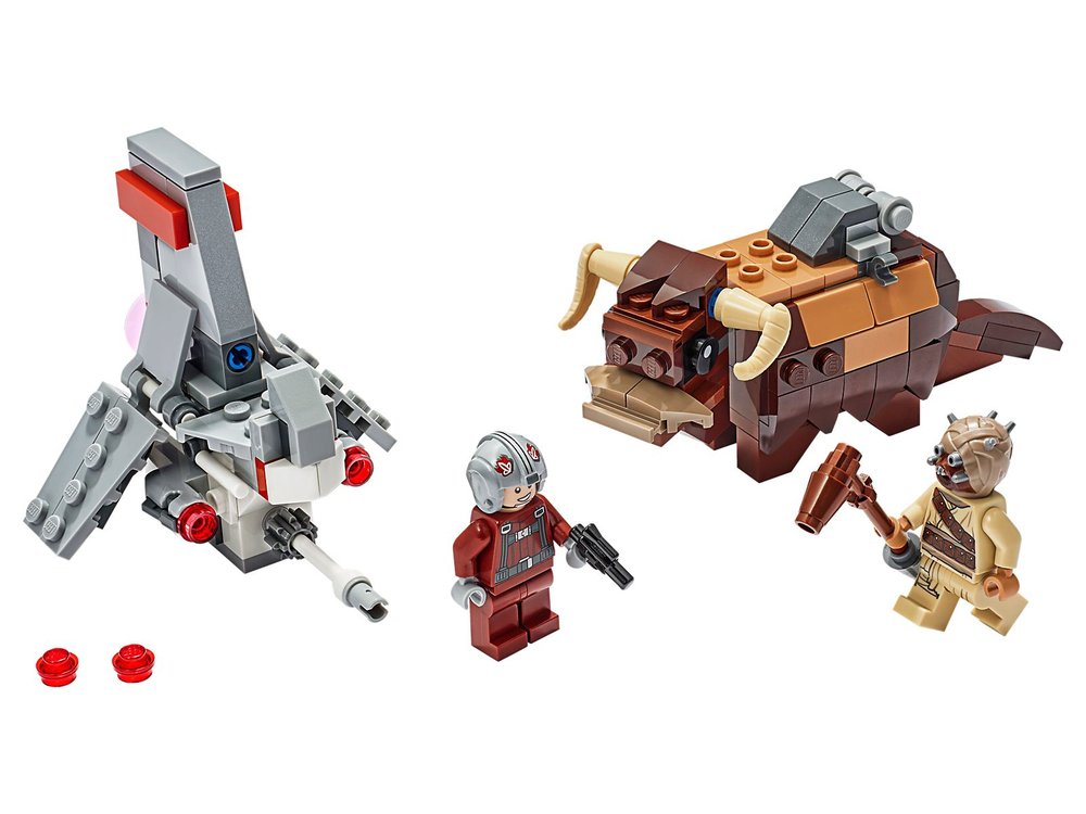 T-16 Skyhopper vs. Bantha Microfighters