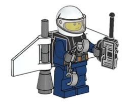 LEGO Police Officer with Jetpack (951904-1)