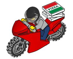 LEGO Pizza Delivery Guy (951909-1)