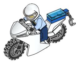 LEGO Policeman & Motorbike (952001-1)