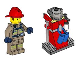 Firefighter Bob with Equipment