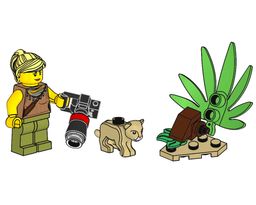 LEGO Jessica Sharpe and Lion Cub (952112-1)
