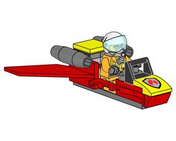 LEGO Allie Aires' Firefighter Jet (952209-1)