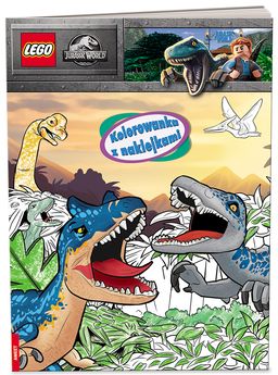 Jurassic World: Kolorowanka z Naklejkami