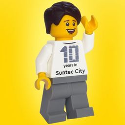 LEGO Celebrating 10 Years at Suntec City - Male Minifigure (SUNTEC-1)