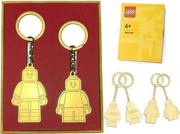 Dad & Child Gold Keychain