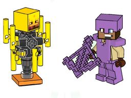 LEGO Hero in Enchanted Armour + Blaze (L0002248-1)