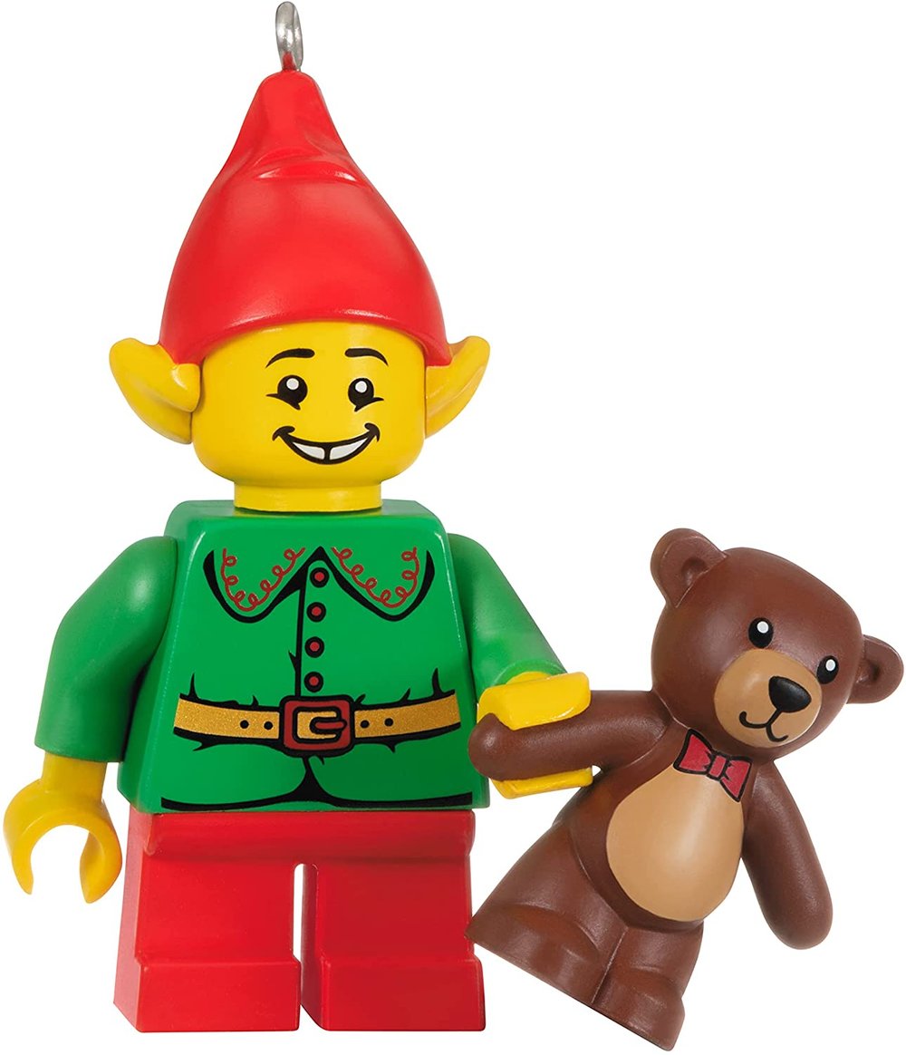 Hallmark Keepsake Christmas Tree Ornament - Elf and Teddy