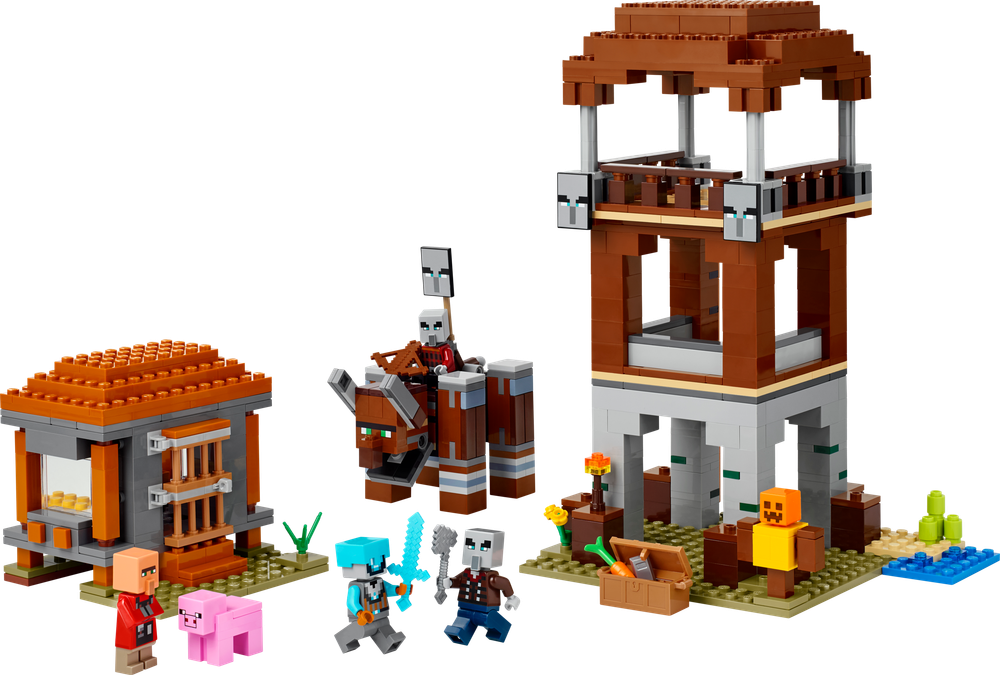 The Pillager Outpost and Ravager