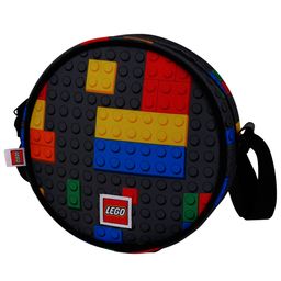 Colourful Bricks Round Crossbody Bag